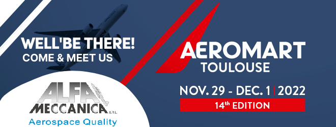 ALFA MECCANICA WILL BE PROTAGONIST AT AEROMART TOULOUSE 2022
